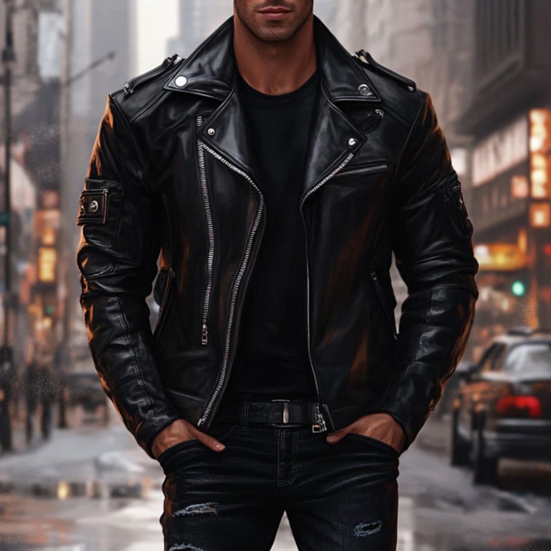 How to Style Big and Tall Leather Jackets